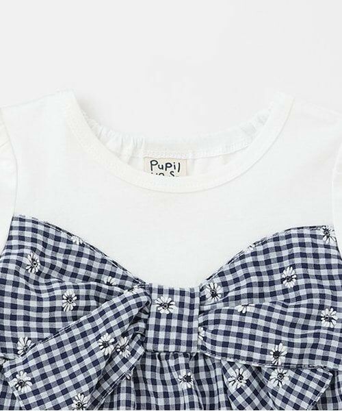 Pupil House / ピューピルハウス Tシャツ | 胸大リボン半袖セットアップ | 詳細3