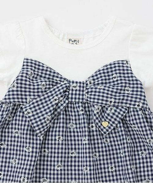 Pupil House / ピューピルハウス Tシャツ | 胸大リボン半袖セットアップ | 詳細4