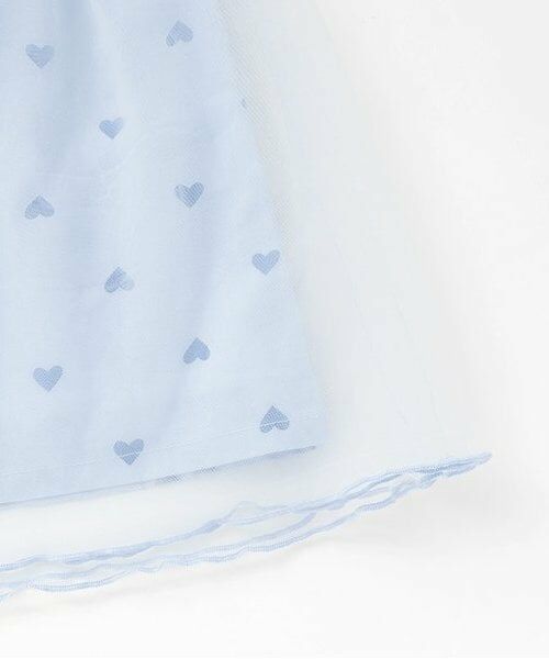 Pupil House / ピューピルハウス ミニ丈・ひざ丈ワンピース | ドッキングチュール半袖ワンピース | 詳細5