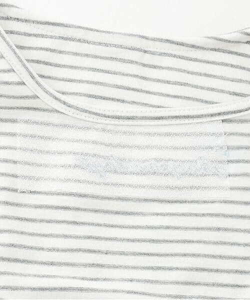 Pupil House / ピューピルハウス ミニ丈・ひざ丈ワンピース | ボーダードッキング半袖ワンピース | 詳細4