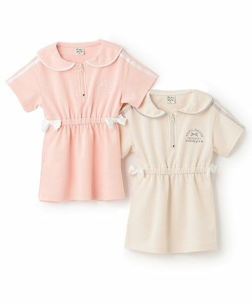 Pupil House / ピューピルハウス ミニ丈・ひざ丈ワンピース | セーラーハーフZIP半袖ワンピース | 詳細11