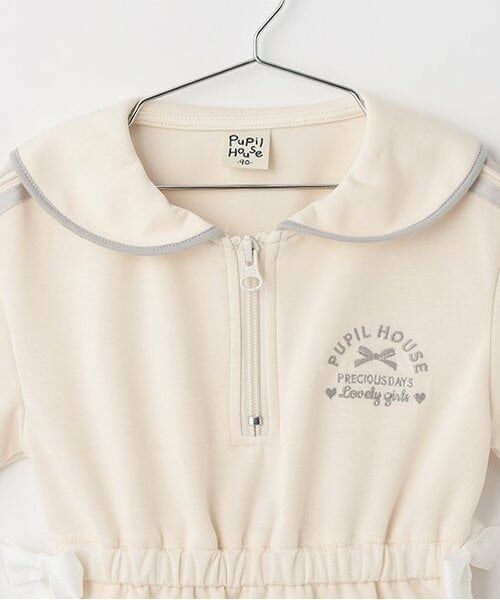 Pupil House / ピューピルハウス ミニ丈・ひざ丈ワンピース | セーラーハーフZIP半袖ワンピース | 詳細2