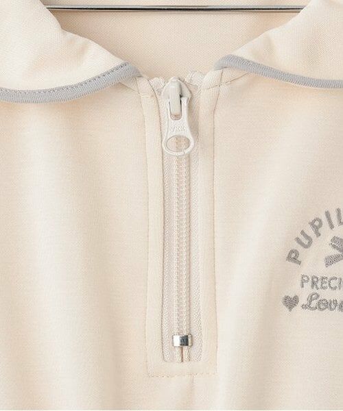 Pupil House / ピューピルハウス ミニ丈・ひざ丈ワンピース | セーラーハーフZIP半袖ワンピース | 詳細3
