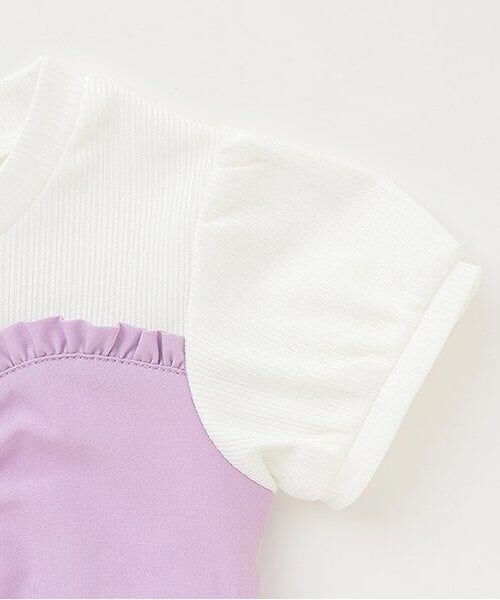 Pupil House / ピューピルハウス ミニ丈・ひざ丈ワンピース | プリンセス風ドッキング半袖ワンピース | 詳細3