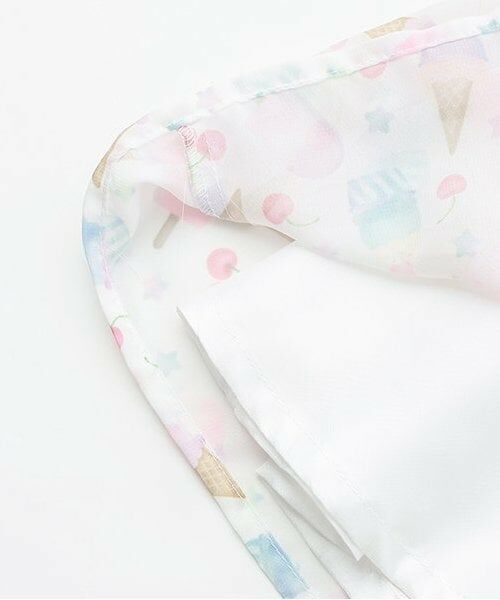 Pupil House / ピューピルハウス ミニ丈・ひざ丈ワンピース | オリジナルプリントドッキング半袖ワンピース | 詳細6