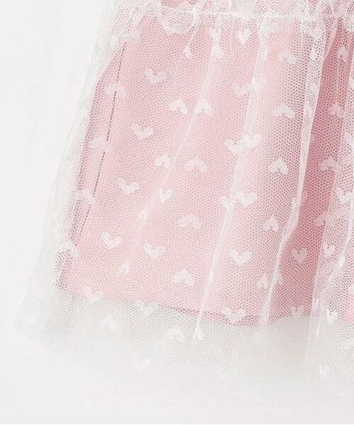 Pupil House / ピューピルハウス ミニ丈・ひざ丈ワンピース | チュールドッキングキャミワンピース | 詳細5