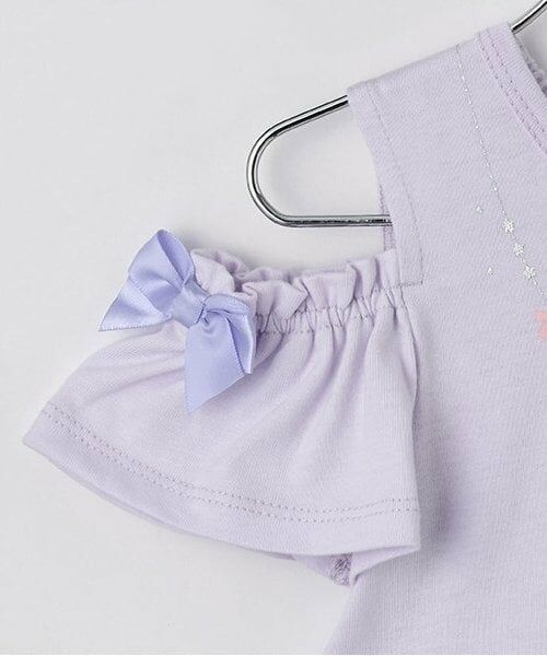 Pupil House / ピューピルハウス ミニ丈・ひざ丈ワンピース | 総柄チュールドッキングワンピース | 詳細4