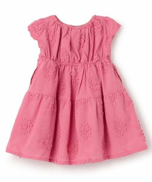 Pupil House / ピューピルハウス ミニ丈・ひざ丈ワンピース | レース刺しゅうワンピース | 詳細1