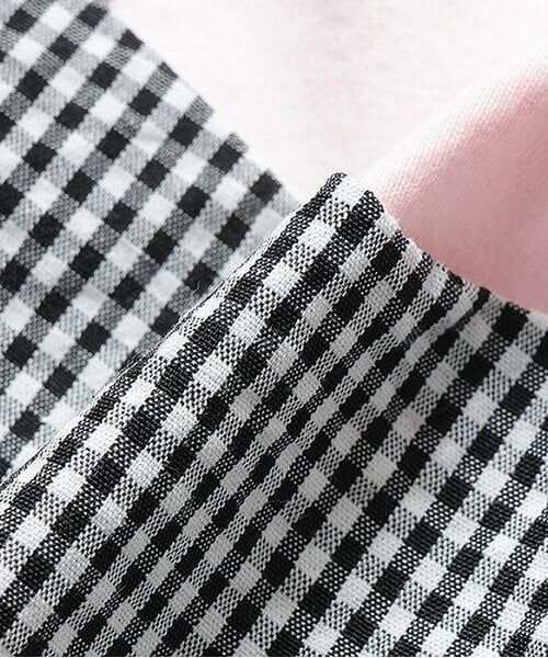 Pupil House / ピューピルハウス ミニ丈・ひざ丈ワンピース | 【セットアイテム】ショート丈Tシャツ・ギンガムチェックワンピ | 詳細12