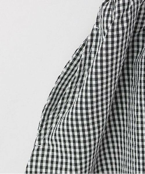 Pupil House / ピューピルハウス ミニ丈・ひざ丈ワンピース | 【セットアイテム】ショート丈Tシャツ・ギンガムチェックワンピ | 詳細4