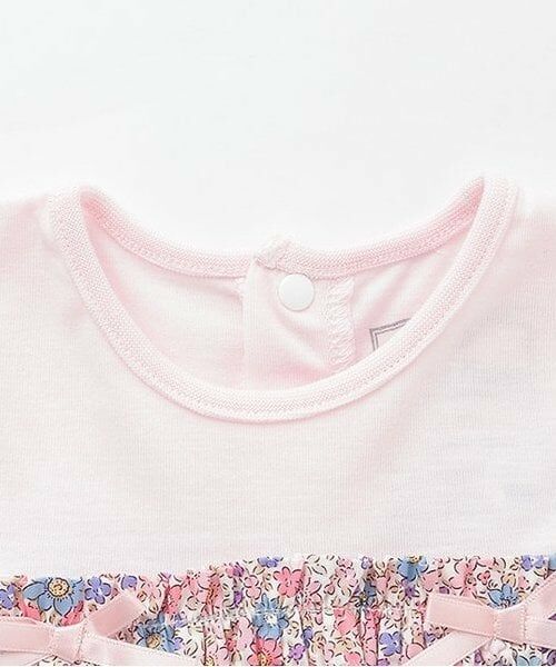 Pupil House / ピューピルハウス ロンパース | 花柄半袖ロンパース | 詳細2