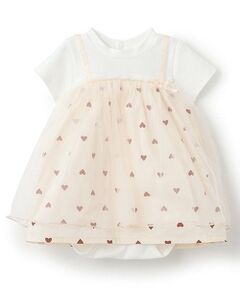 Pupil House / ピューピルハウス ロンパース | チュール半袖ロンパース