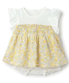 Pupil House / ピューピルハウス ベビー・キッズウエア | 花柄半袖チュニック＋ブルマセット