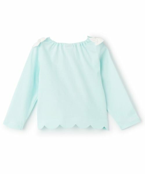 Pupil House / ピューピルハウス Tシャツ | 裾スカラップグラフィック長T | 詳細1