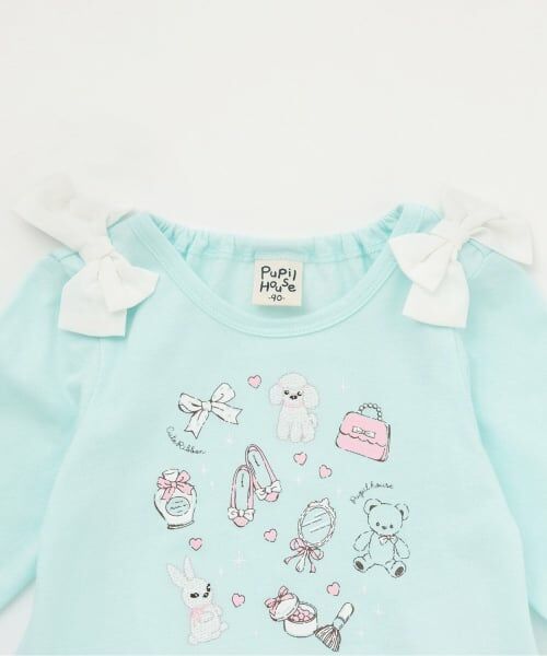 Pupil House / ピューピルハウス Tシャツ | 裾スカラップグラフィック長T | 詳細2