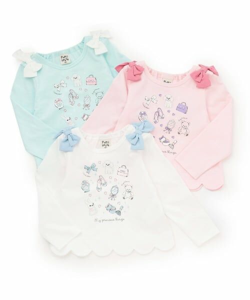 Pupil House / ピューピルハウス Tシャツ | 裾スカラップグラフィック長T | 詳細7