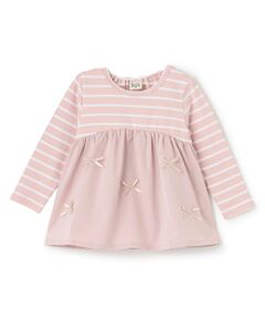 Pupil House / ピューピルハウス Tシャツ | 切り替えボーダー長T