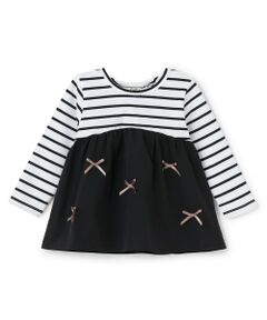 Pupil House / ピューピルハウス Tシャツ | 切り替えボーダー長T