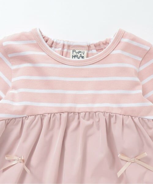 Pupil House / ピューピルハウス Tシャツ | 切り替えボーダー長T | 詳細2