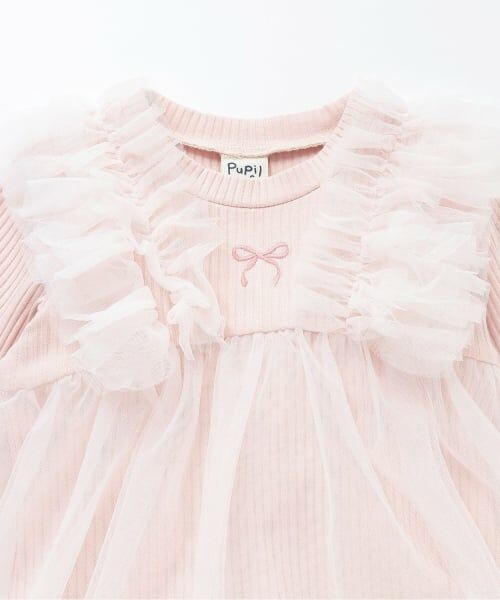 Pupil House / ピューピルハウス Tシャツ | チュールビスチェドッキングT | 詳細2