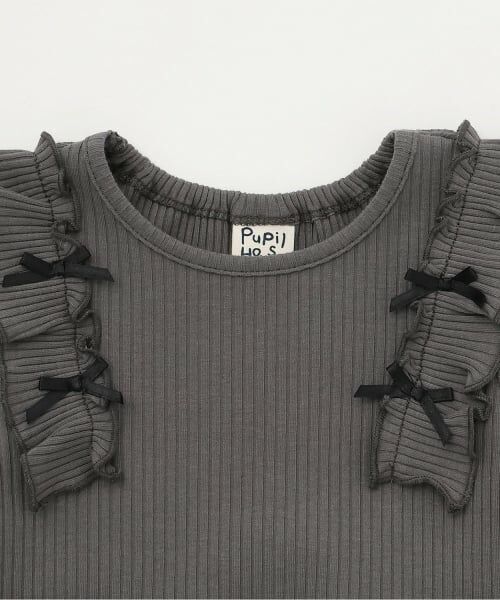 Pupil House / ピューピルハウス ミニ丈・ひざ丈ワンピース | チュールドッキングワンピ | 詳細2