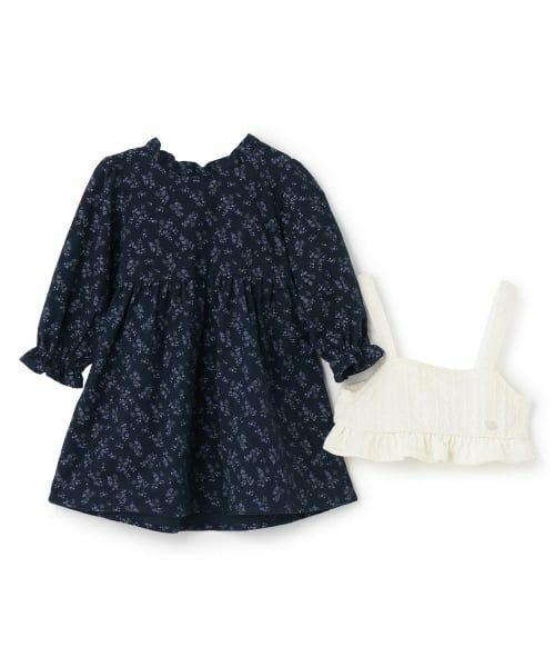 Pupil House / ピューピルハウス ミニ丈・ひざ丈ワンピース | ビスチェ×ワンピSET | 詳細2