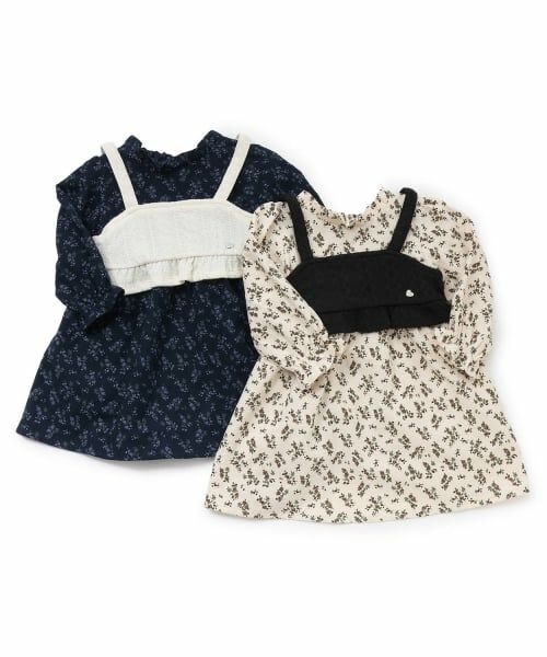 Pupil House / ピューピルハウス ミニ丈・ひざ丈ワンピース | ビスチェ×ワンピSET | 詳細8