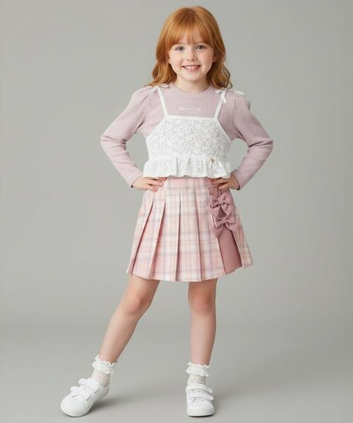 Pupil House / ピューピルハウス ミニ・ひざ丈スカート | チェックプリーツスカート | 詳細12