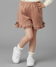 Pupil House / ピューピルハウス ショート・ハーフ・半端丈パンツ | 裾フリルショートパンツ