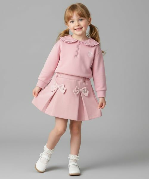 Pupil House / ピューピルハウス ショート・ハーフ・半端丈パンツ | リボンプリーツスカパン | 詳細10