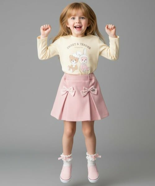 Pupil House / ピューピルハウス ショート・ハーフ・半端丈パンツ | リボンプリーツスカパン | 詳細11