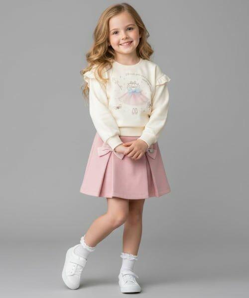 Pupil House / ピューピルハウス ショート・ハーフ・半端丈パンツ | リボンプリーツスカパン | 詳細12