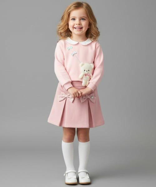 Pupil House / ピューピルハウス ショート・ハーフ・半端丈パンツ | リボンプリーツスカパン | 詳細13