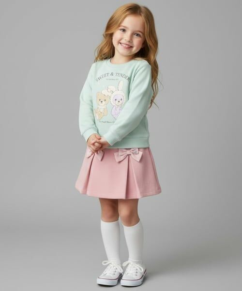 Pupil House / ピューピルハウス ショート・ハーフ・半端丈パンツ | リボンプリーツスカパン | 詳細18