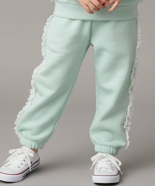 Pupil House / ピューピルハウス その他パンツ | 【セットアップ対応可】サイドレースパンツ（ミント）