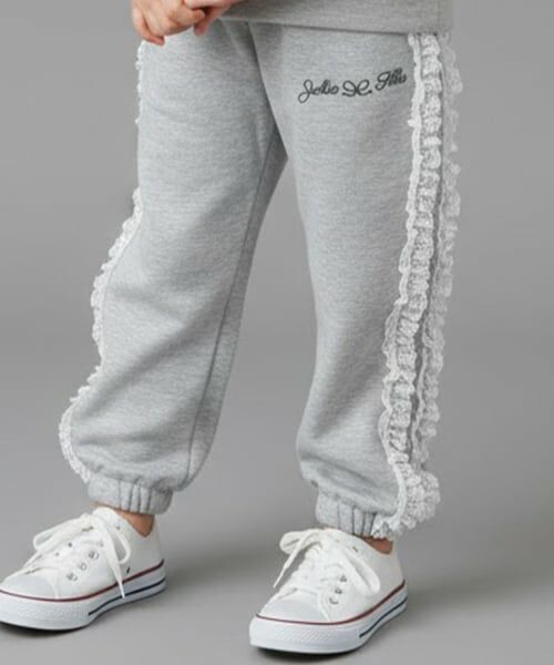 Pupil House / ピューピルハウス その他パンツ | 【セットアップ対応可】サイドレースパンツ（グレー）