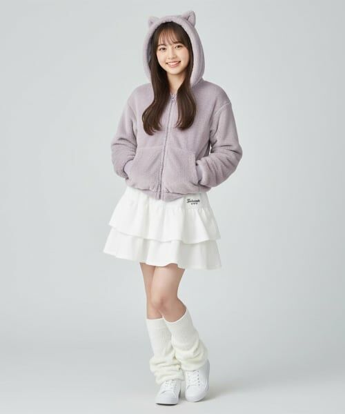 Pupil House / ピューピルハウス ショート・ハーフ・半端丈パンツ | 【milky coast】フリルスカート | 詳細14