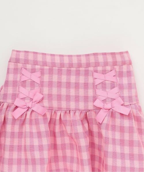 Pupil House / ピューピルハウス ミニ・ひざ丈スカート | 編み上げりぼんスカート | 詳細2