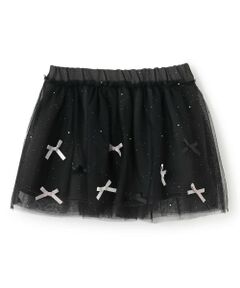 Pupil House / ピューピルハウス ミニ・ひざ丈スカート | ラメリボンアソートチュールスカート