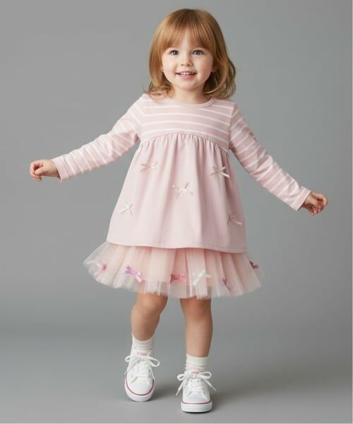 Pupil House / ピューピルハウス ミニ・ひざ丈スカート | ラメリボンアソートチュールスカート | 詳細13