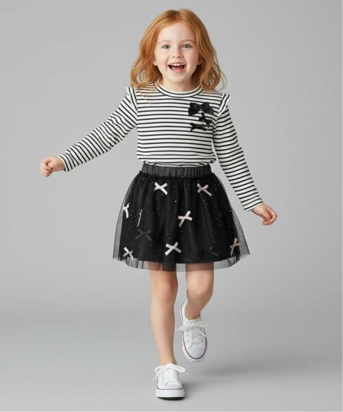 Pupil House / ピューピルハウス ミニ・ひざ丈スカート | ラメリボンアソートチュールスカート | 詳細15