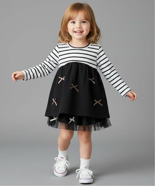 Pupil House / ピューピルハウス ミニ・ひざ丈スカート | ラメリボンアソートチュールスカート | 詳細16