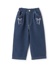 Pupil House / ピューピルハウス その他パンツ | 微起毛リボンデニムパンツ