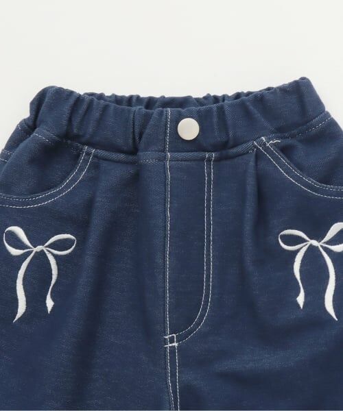 Pupil House / ピューピルハウス その他パンツ | 微起毛リボンデニムパンツ | 詳細2