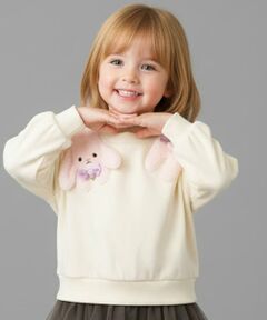 Pupil House / ピューピルハウス スウェット | うさぎモチーフ裏毛トレーナー