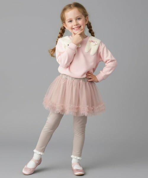 Pupil House / ピューピルハウス スウェット | うさぎモチーフ裏毛トレーナー | 詳細10