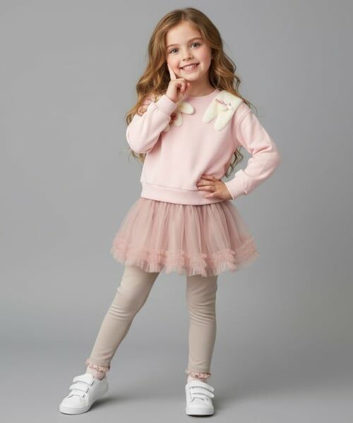 Pupil House / ピューピルハウス スウェット | うさぎモチーフ裏毛トレーナー | 詳細11