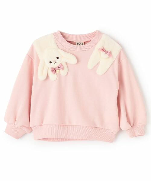 Pupil House / ピューピルハウス スウェット | うさぎモチーフ裏毛トレーナー | 詳細8