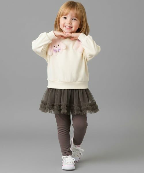 Pupil House / ピューピルハウス スウェット | うさぎモチーフ裏毛トレーナー | 詳細9