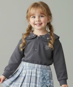 Pupil House / ピューピルハウス Tシャツ | セーラー衿ハーフZIP